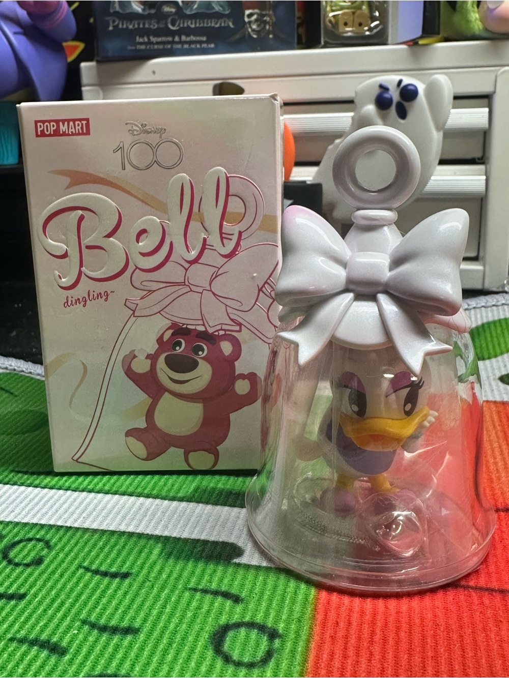 POP MART Disney 100 Bell Dingling Daisy Duck Purple & White Figurine